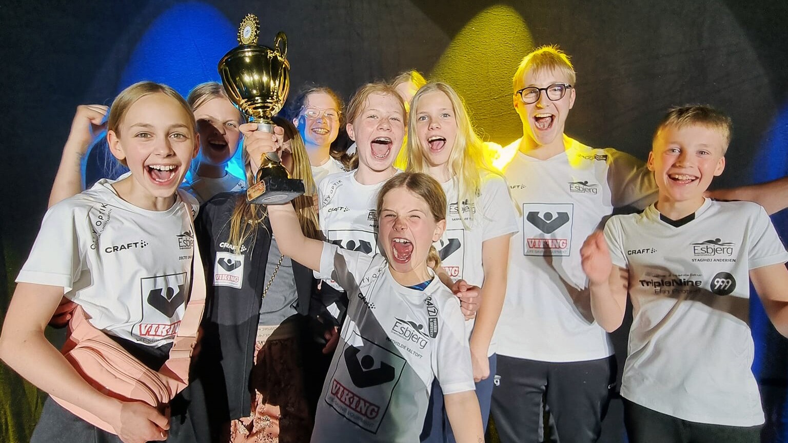 Esbjerg Svømmeklub er en af de foreninger, der modtager støtte. Foto: Privat.