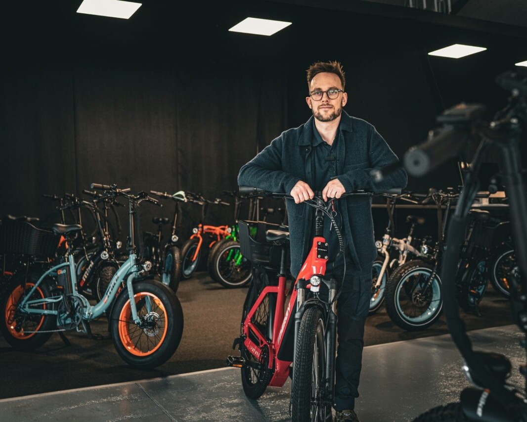 Emil Maigaard med den nye model, Energy Foto: Fjodor Pedersen.