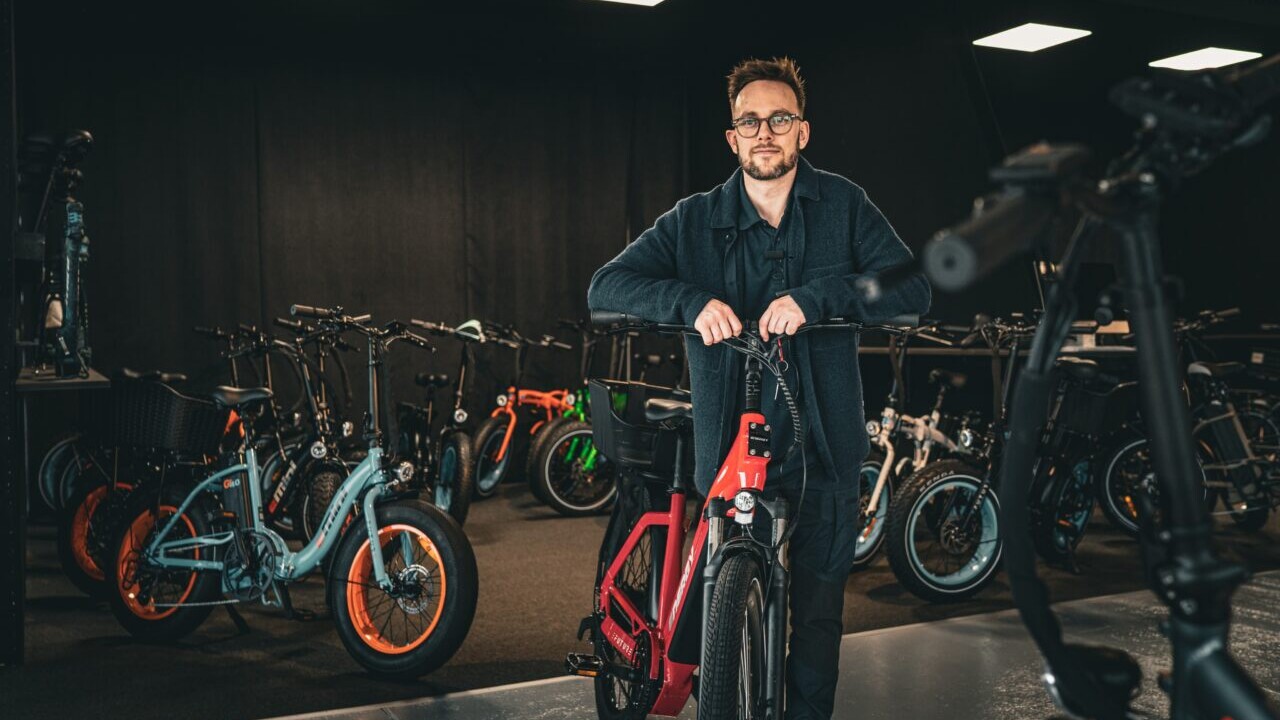 Emil Maigaard med den nye model, Energy Foto: Fjodor Pedersen.