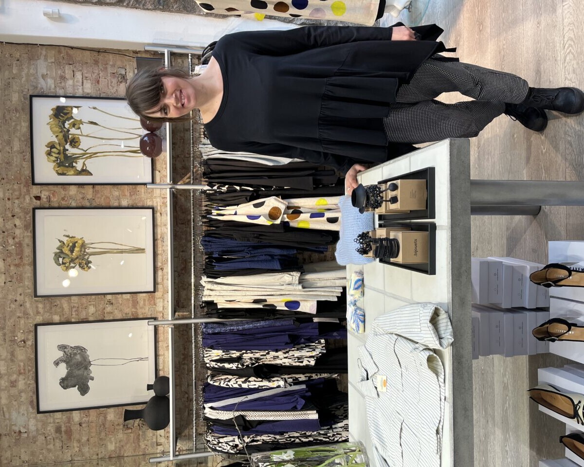 Marie Lahn overtager om tre måneder den butik, som hendes mor etablerede for 45 år siden. Foto: Lene Lund.