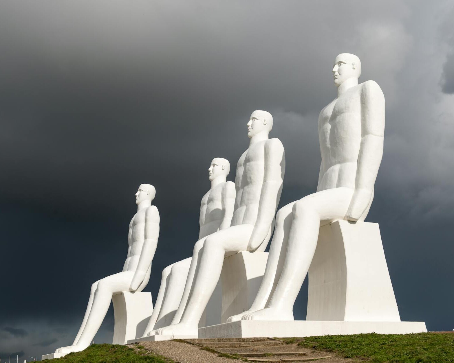 Mennesket ved havet. Foto: Wolfgang Weiser.