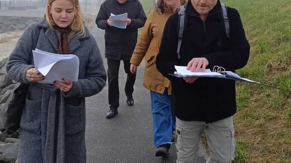 Podwalken testes på Fanø. Foto: Marco Brodde.