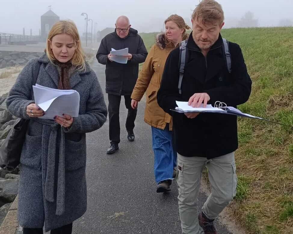 Podwalken testes på Fanø. Foto: Marco Brodde.