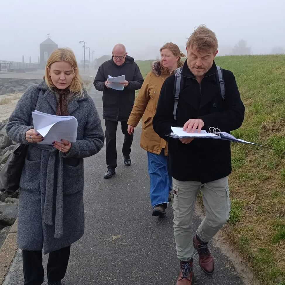 Podwalken testes på Fanø. Foto: Marco Brodde.