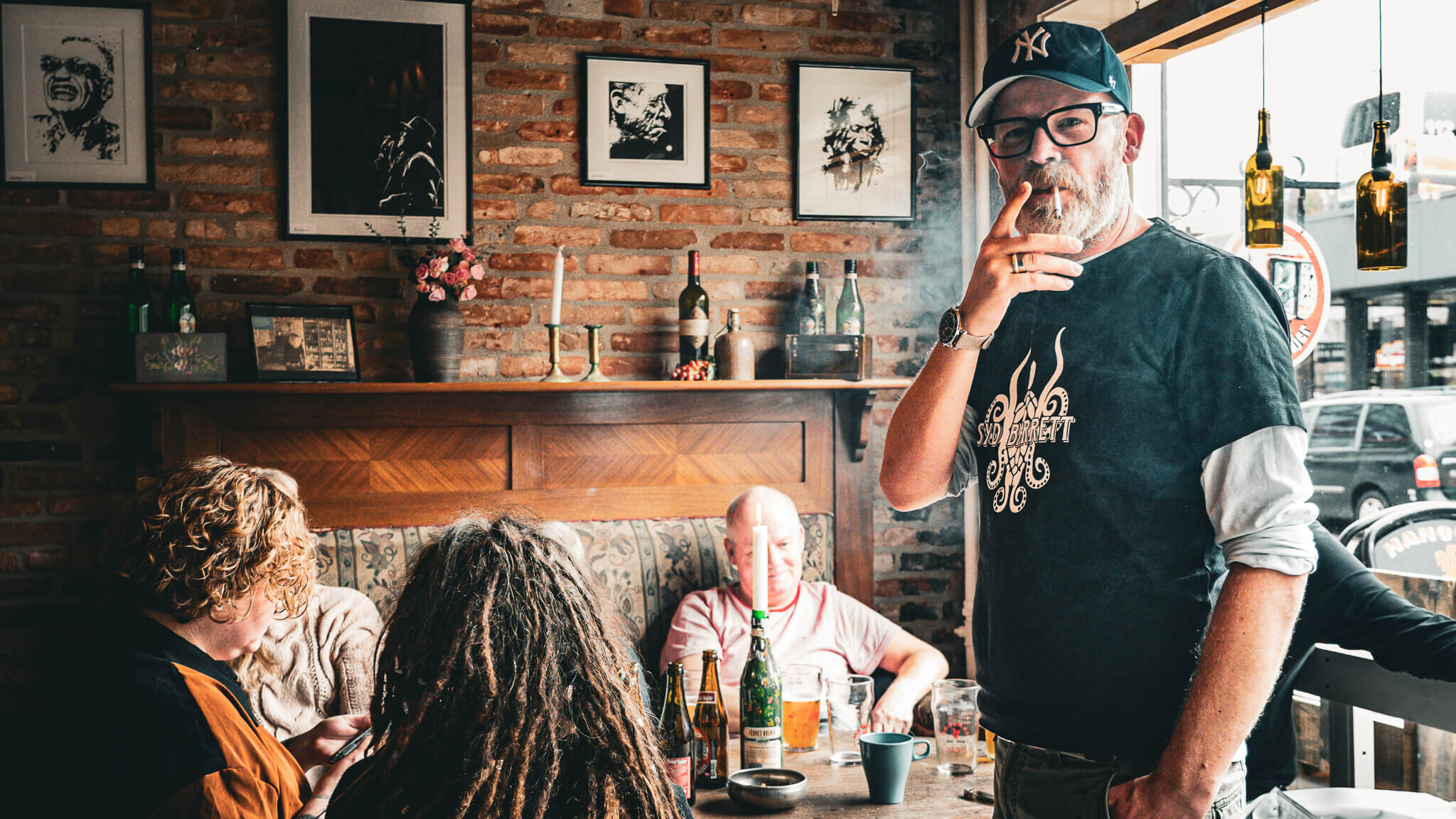 Jørgen Folmer ved ferniseringen fredag. Foto: Fjodor Pedersen.