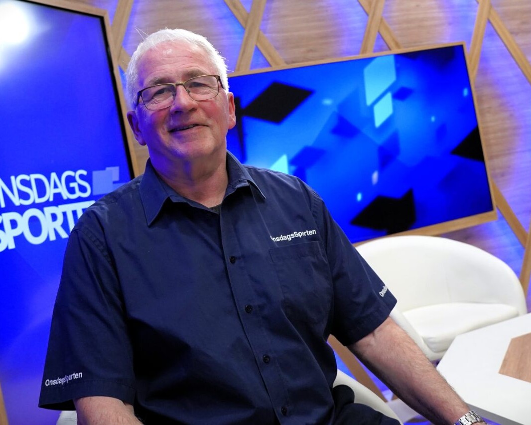 Bjarne Bay har været vært for OnsdagsSporten siden 2002. Foto: Fjodor Pedersen.