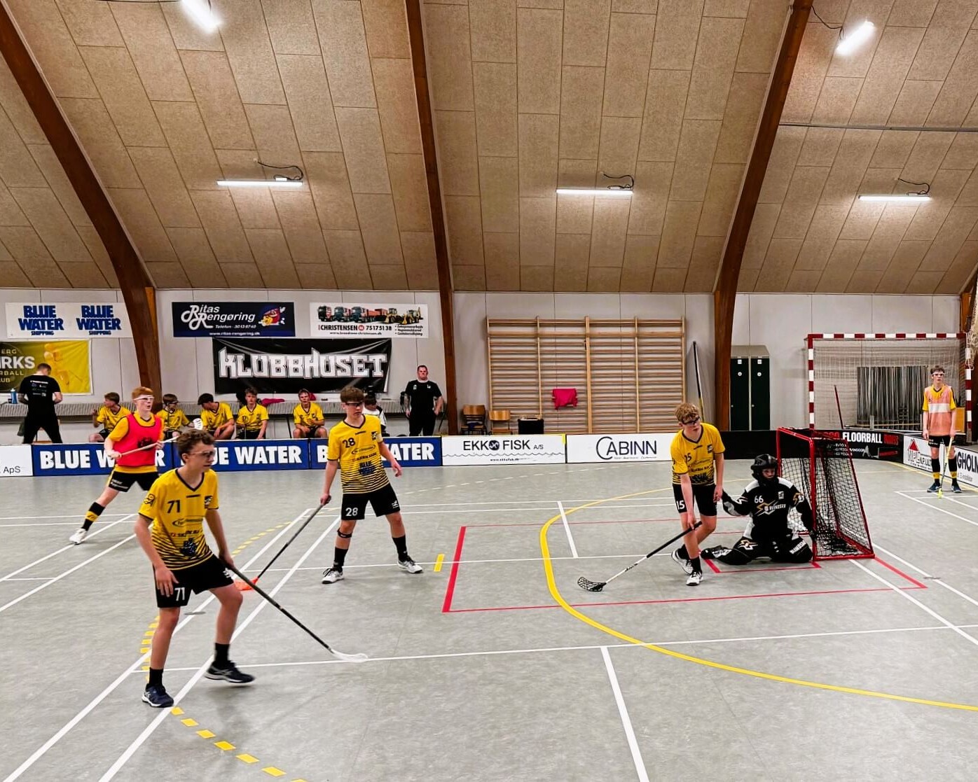 Esbjerg Sharks Floorball Club U15.