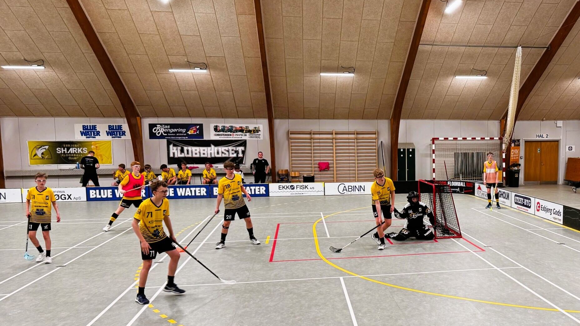 Esbjerg Sharks Floorball Club U15.