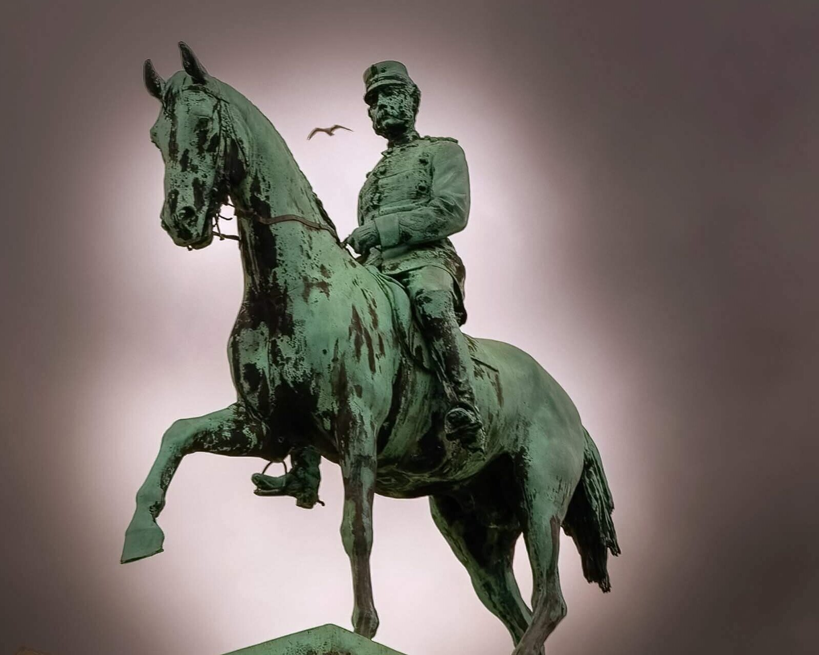 Chr. IX på Torvet. Arkivfoto: Sammy Busch.