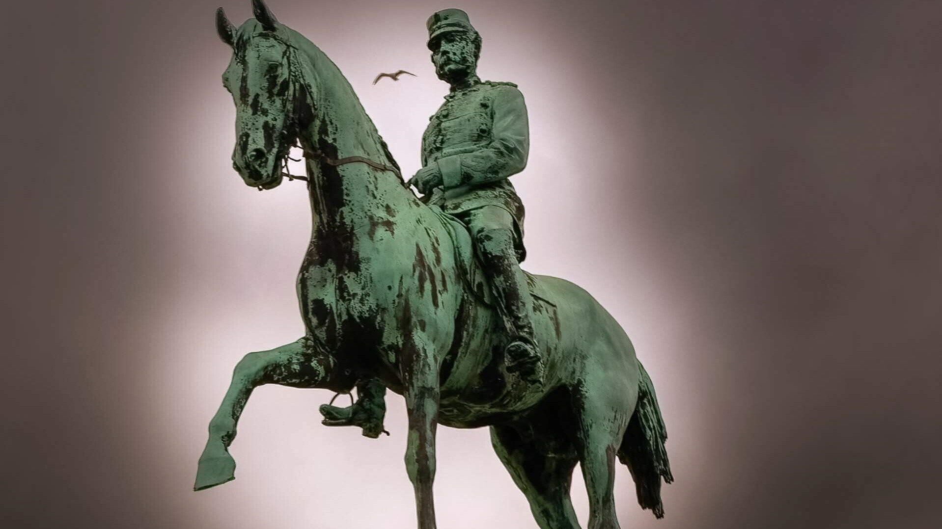 Chr. IX på Torvet. Arkivfoto: Sammy Busch.