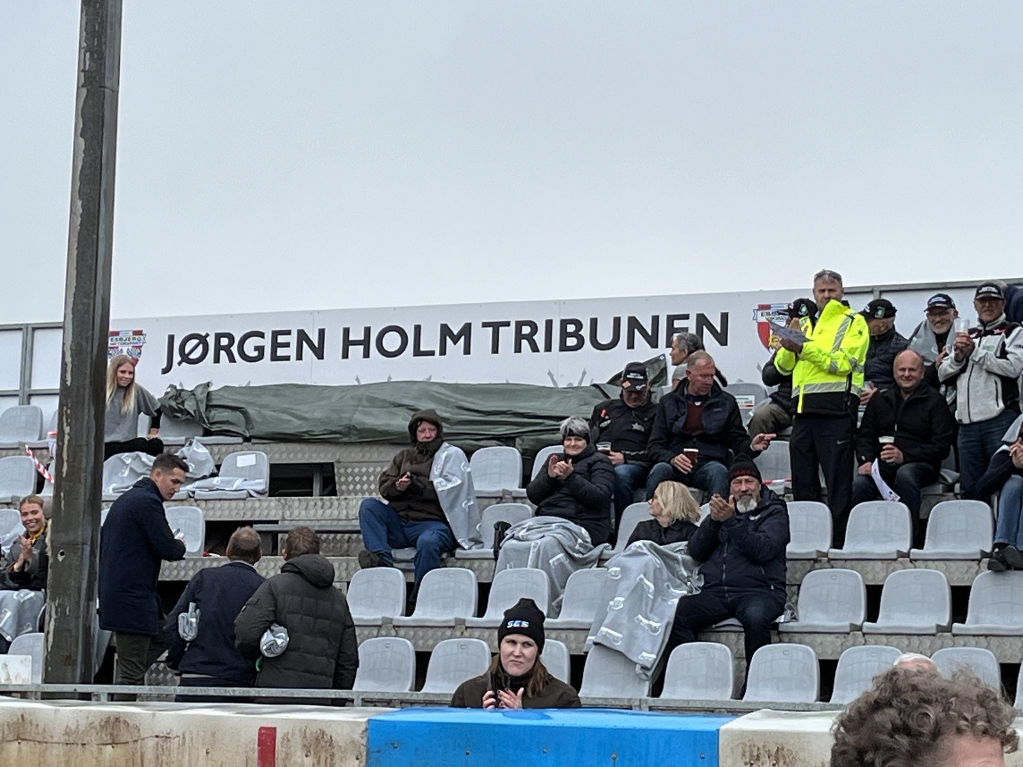 Jørgen Holm fik sidste år en tribune opkaldt efter sig på Granly Speedway Arena. Arkivfoto.