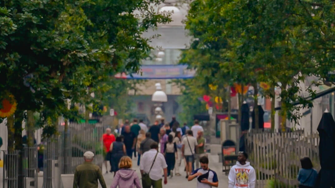 Kongensgade på en søndag. Foto: Fjodor Pedersen.