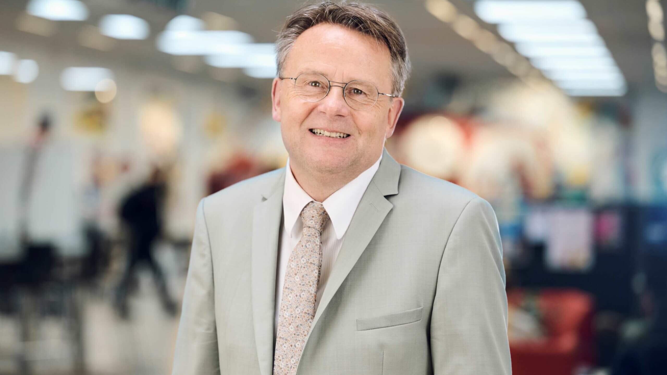 Rektor hos EASV Henrik Larsen. Foto: Erhvervskademi SydVest/Christer Holte.