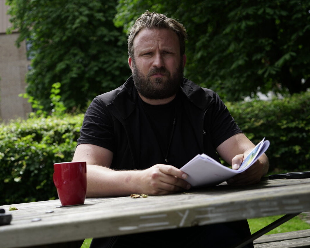 Jacob Holm Krogsøe, projektleder på Fantasyfestival og forfatter. Foto: Fjodor Pedersen.
