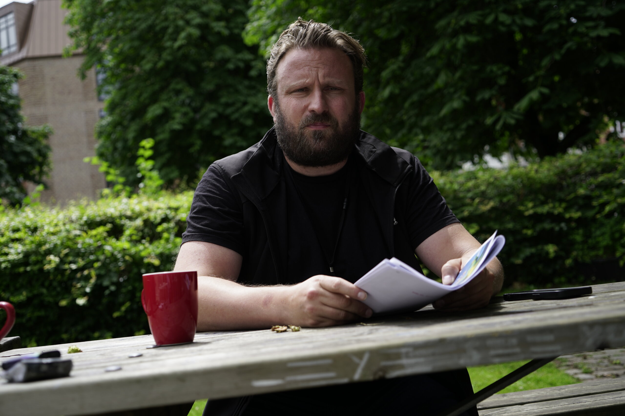 Jacob Holm Krogsøe, projektleder på Fantasyfestival og forfatter. Foto: Fjodor Pedersen.
