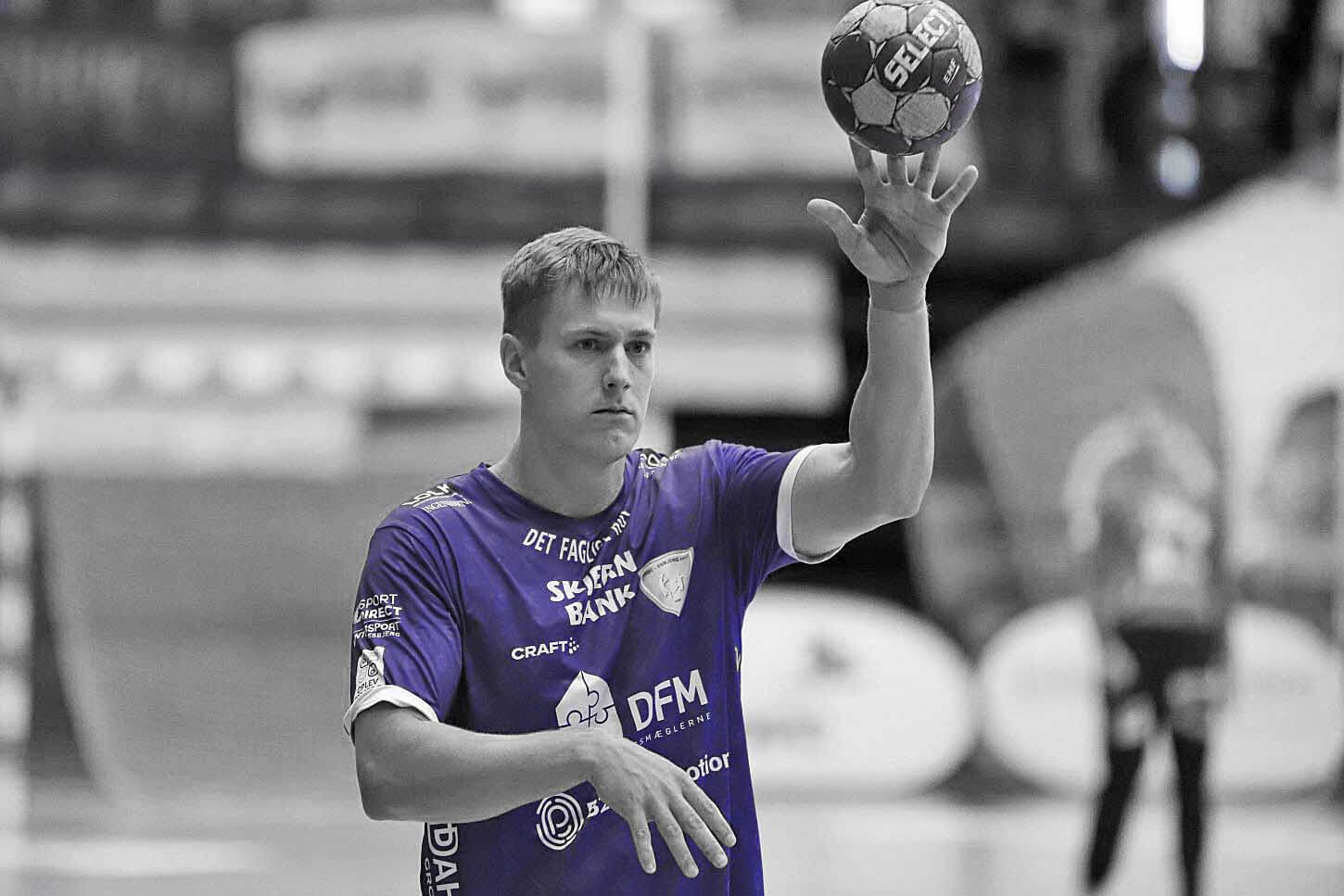 Nicolaj Spanggaard, Ribe-Esbjerg HH. Arkivfoto: Johnny Tauman.