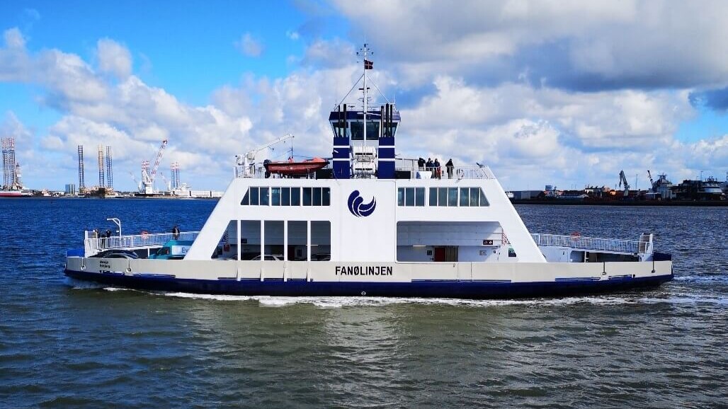 Færgen Menja. Foto: Molslinjen.