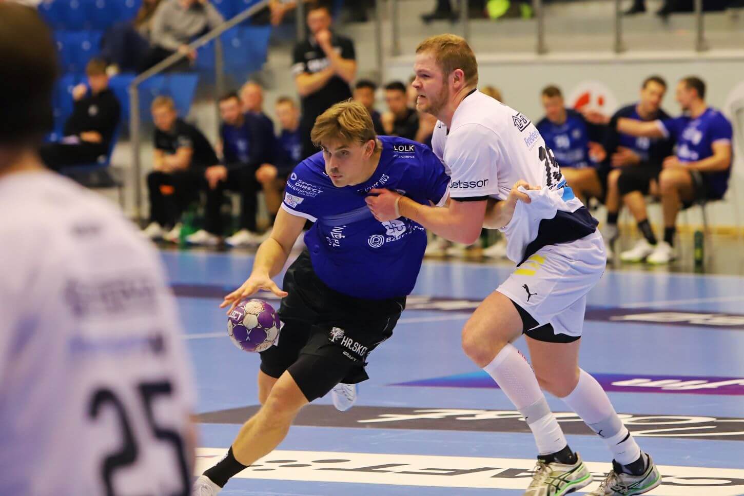 Ribe-Esbjerg HH kæmpede godt, men forgæves. Foto: Johnny Tauman.