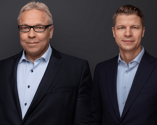 Ny CEO i fællesskab for Esvagt: Kristian Ole Jakobsen og Søren Karas. Foto: Esvagt.