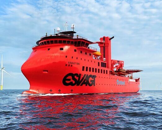 Esvagt-skib. Pressefoto.