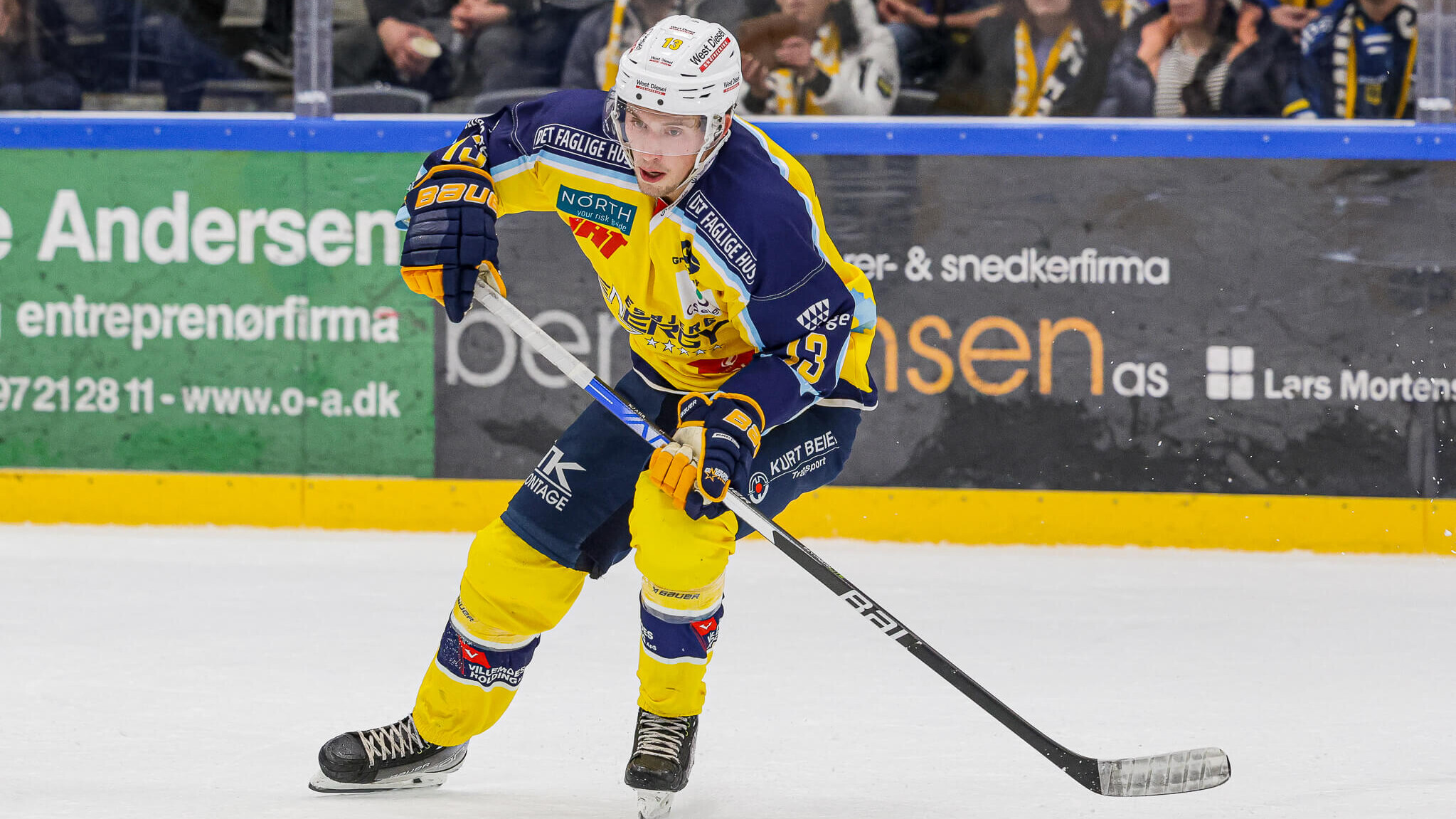 Oliver Kjær, Esbjerg Energy. Foto: Dansk Ishockey-Union.