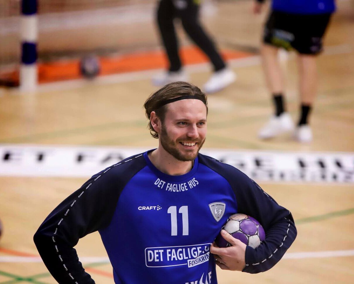 Mathias Jørgensen, Ribe-Esbjerg HH. Foto: Johnny Tauman.