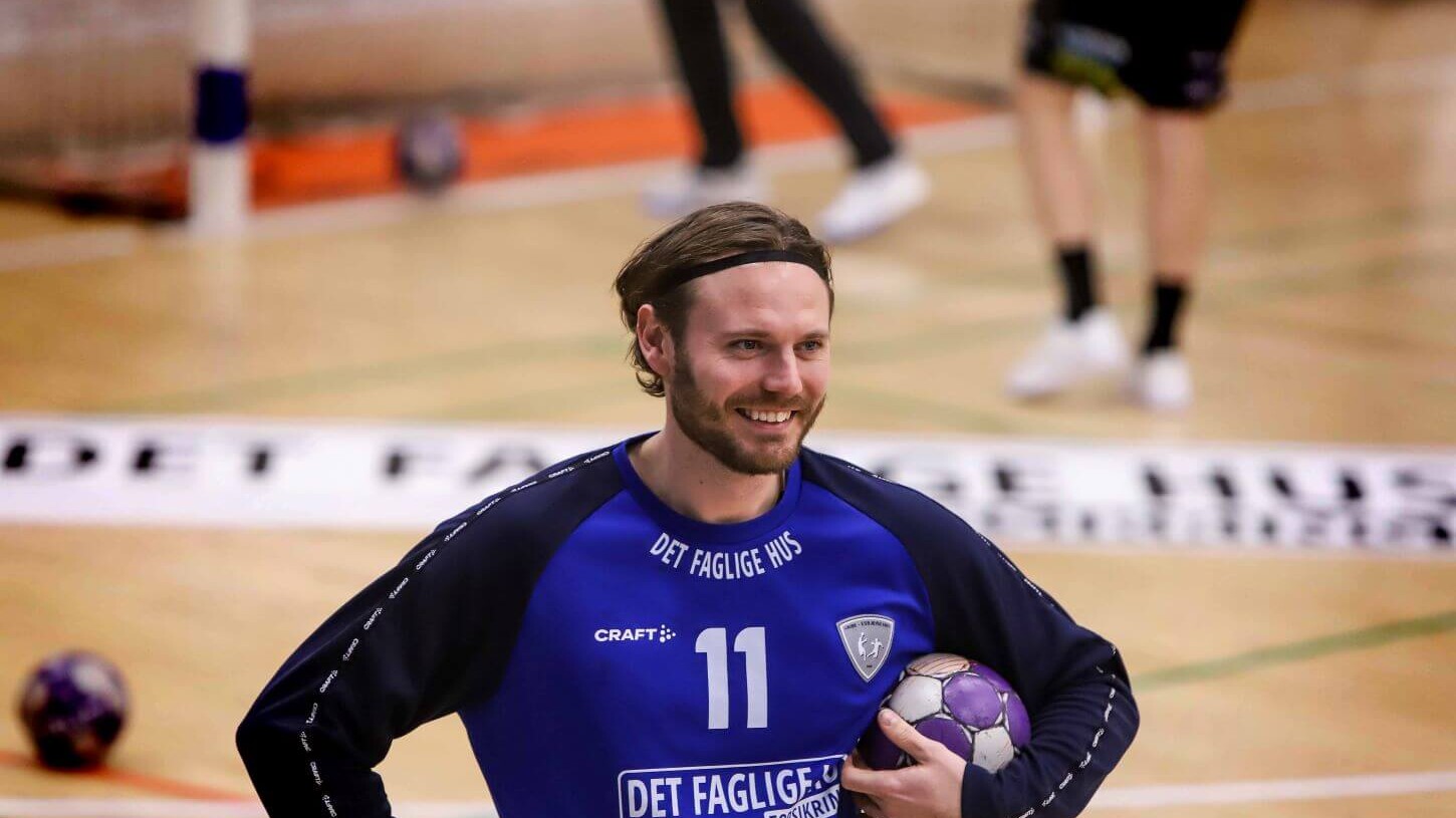 Mathias Jørgensen, Ribe-Esbjerg HH. Foto: Johnny Tauman.
