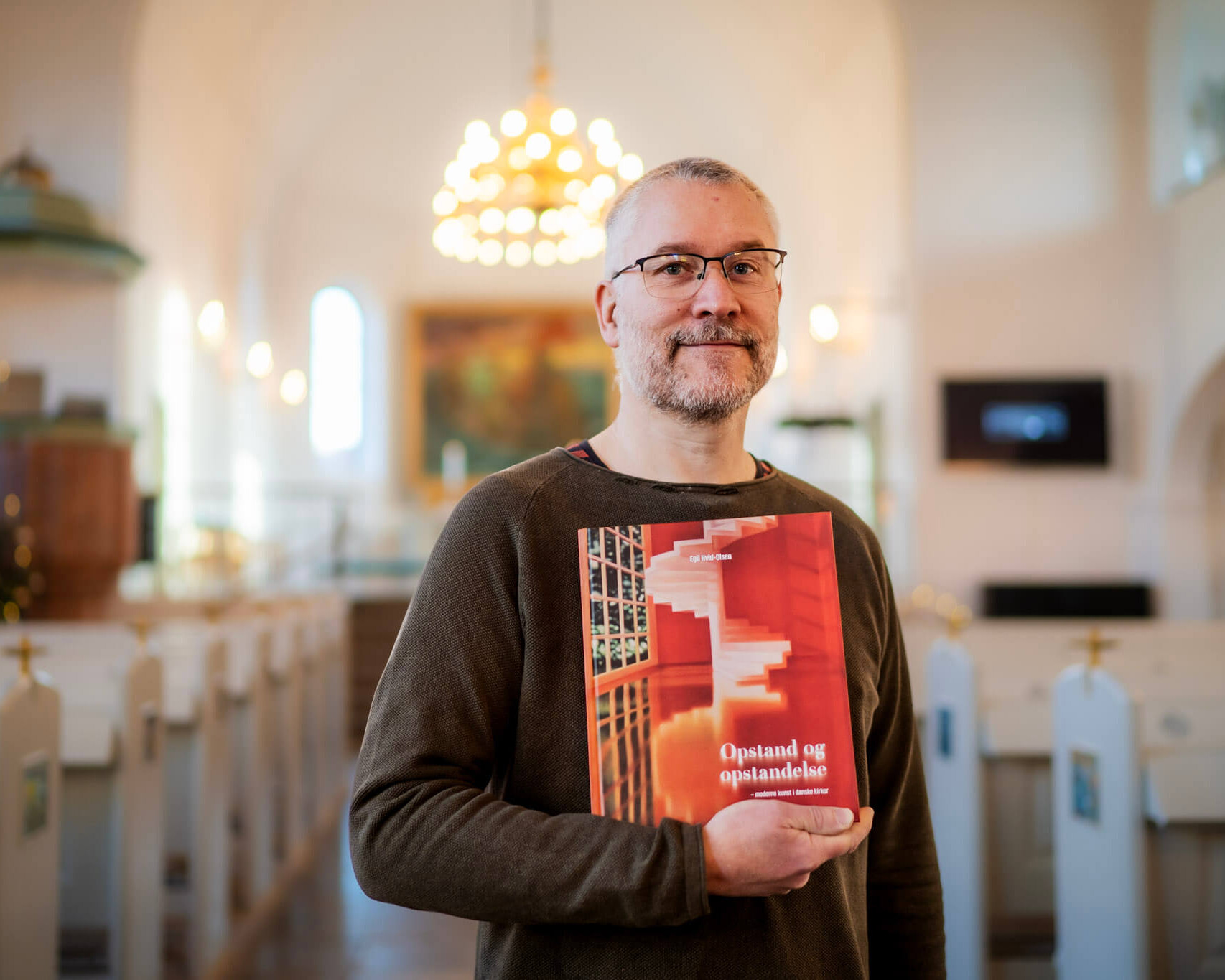 Egil Hvid-Olsen fotograferet i Zions Kirke. Foto: Fjodor Pedersen.
