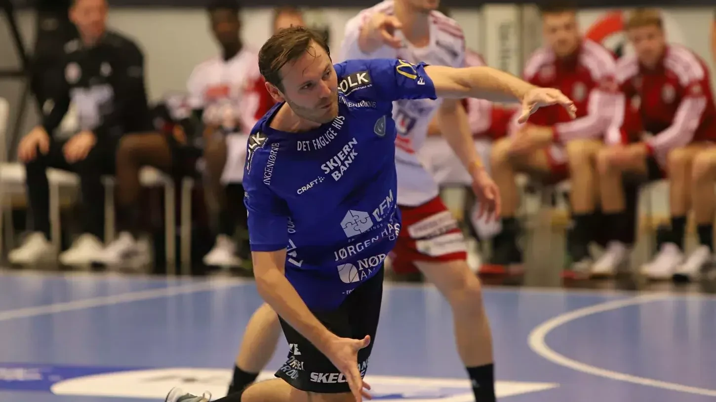 Mathias Jørgensen, Ribe-Esbjerg HH. Foto: Johnny Tauman.