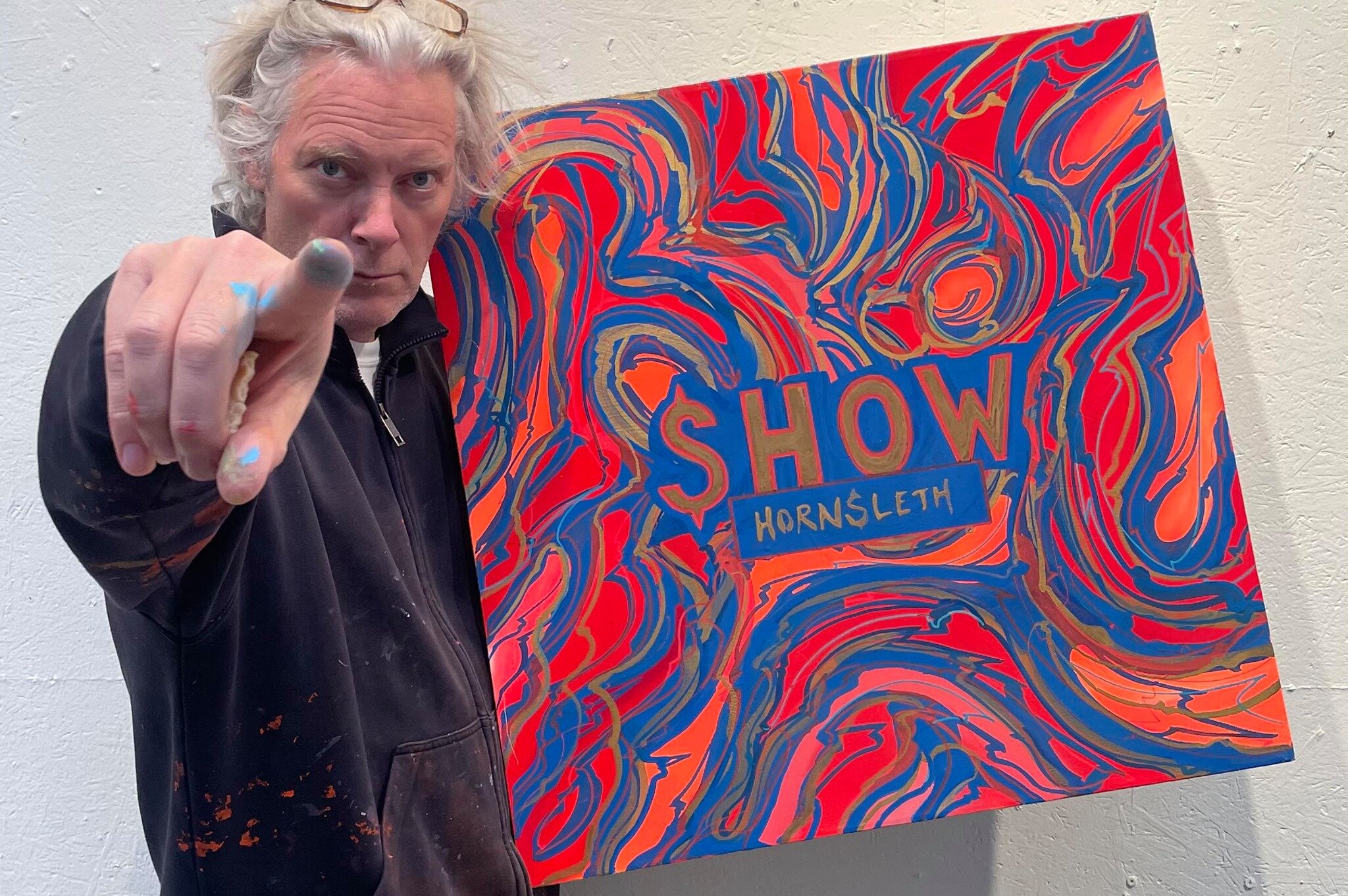 Kristian von Hornsleth indtager Esbjerg. Privatfoto.