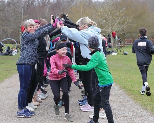 Varm op til Royal Run i Ribe. Pressefoto.
