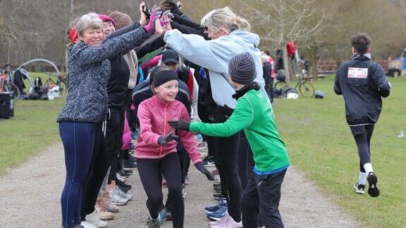 Varm op til Royal Run i Ribe. Pressefoto.