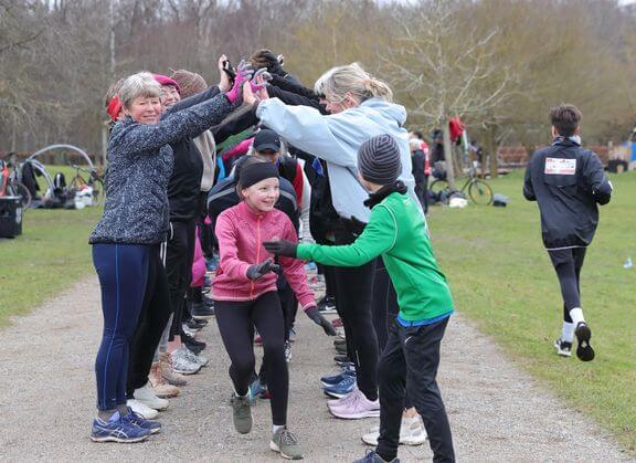 Varm op til Royal Run i Ribe. Pressefoto.