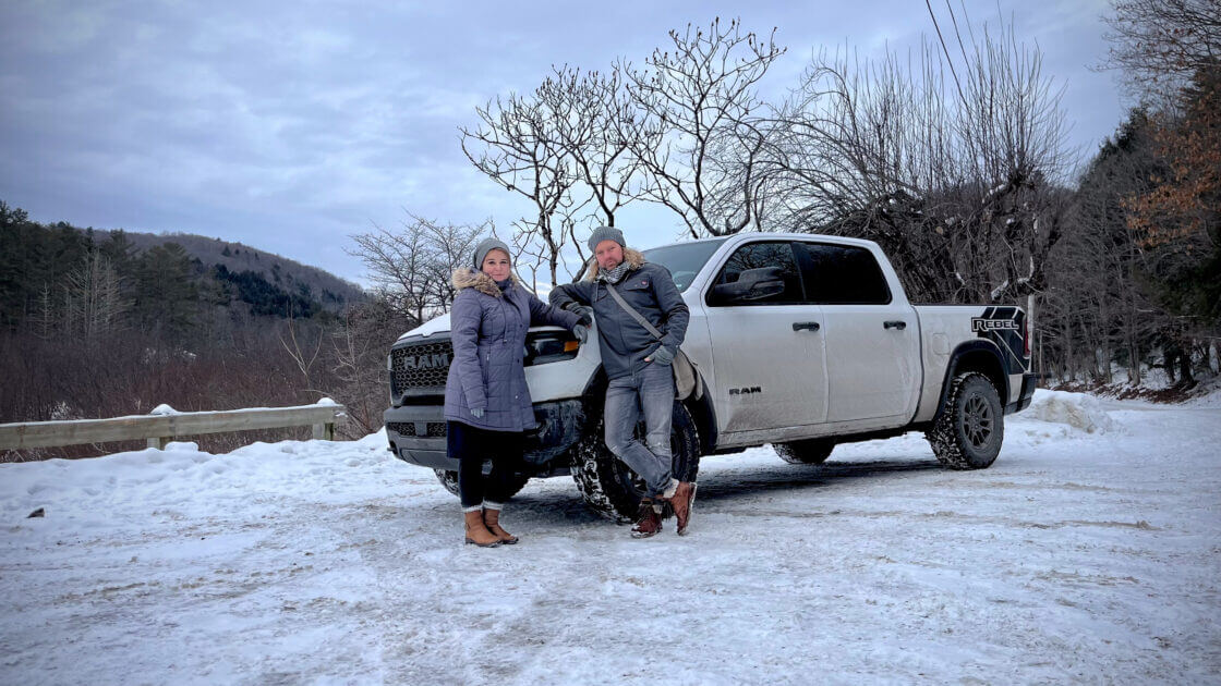 Det blev i januar til et længere roadtrip i Guds eget land - naturligvis i et ærkeamerikansk køretøj.