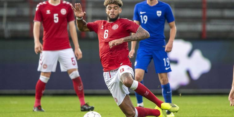 Philip Billing står noteret for fem A-landskampe. Foto: Anders Kjærbye, DBU.