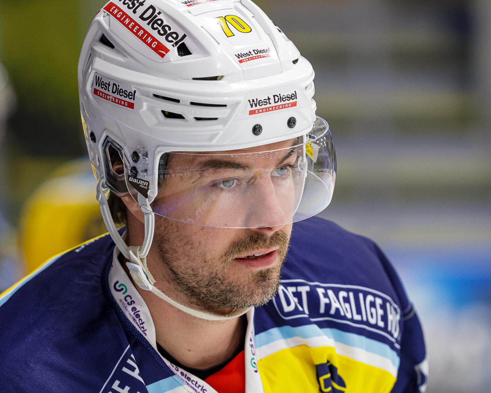 Simon Grønvaldt har været i Esbjerg Energy i seks sæsoner. Foto: Danmarks Ishockey Union.