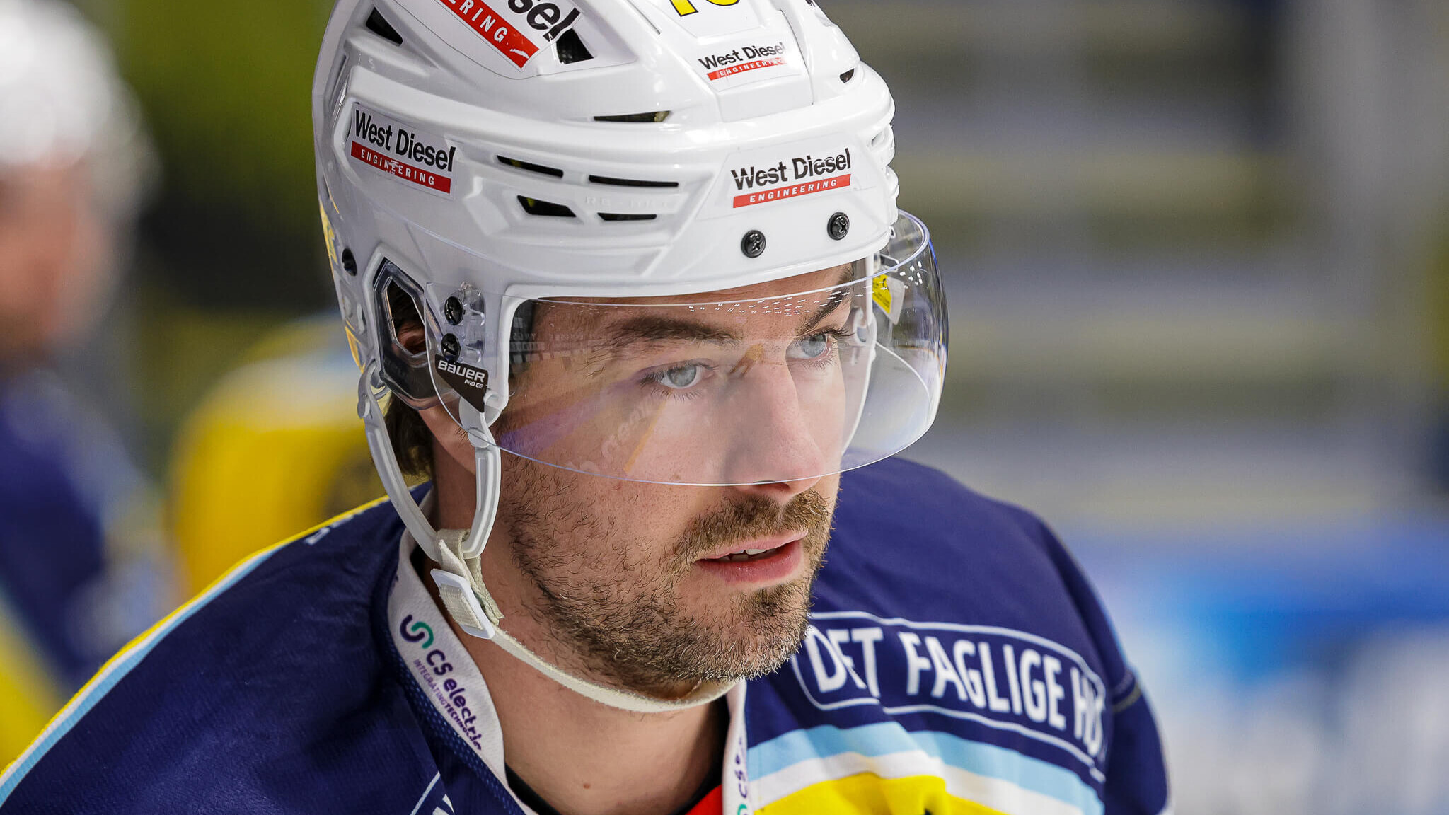 Simon Grønvaldt har været i Esbjerg Energy i seks sæsoner. Foto: Danmarks Ishockey Union.