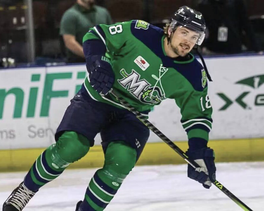 Carter Johnson er ny mand i Esbjerg Energy. Foto: Maine Mariners.