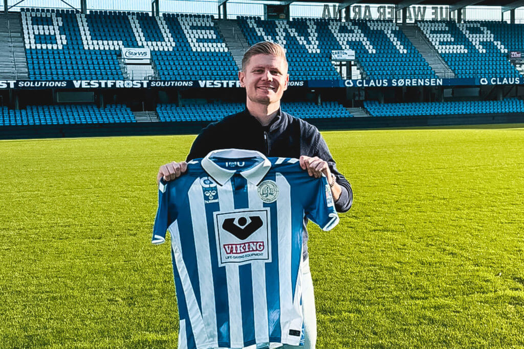 Jacob Buus tager også erfaring fra udlandet med til EfB. Pressefoto.