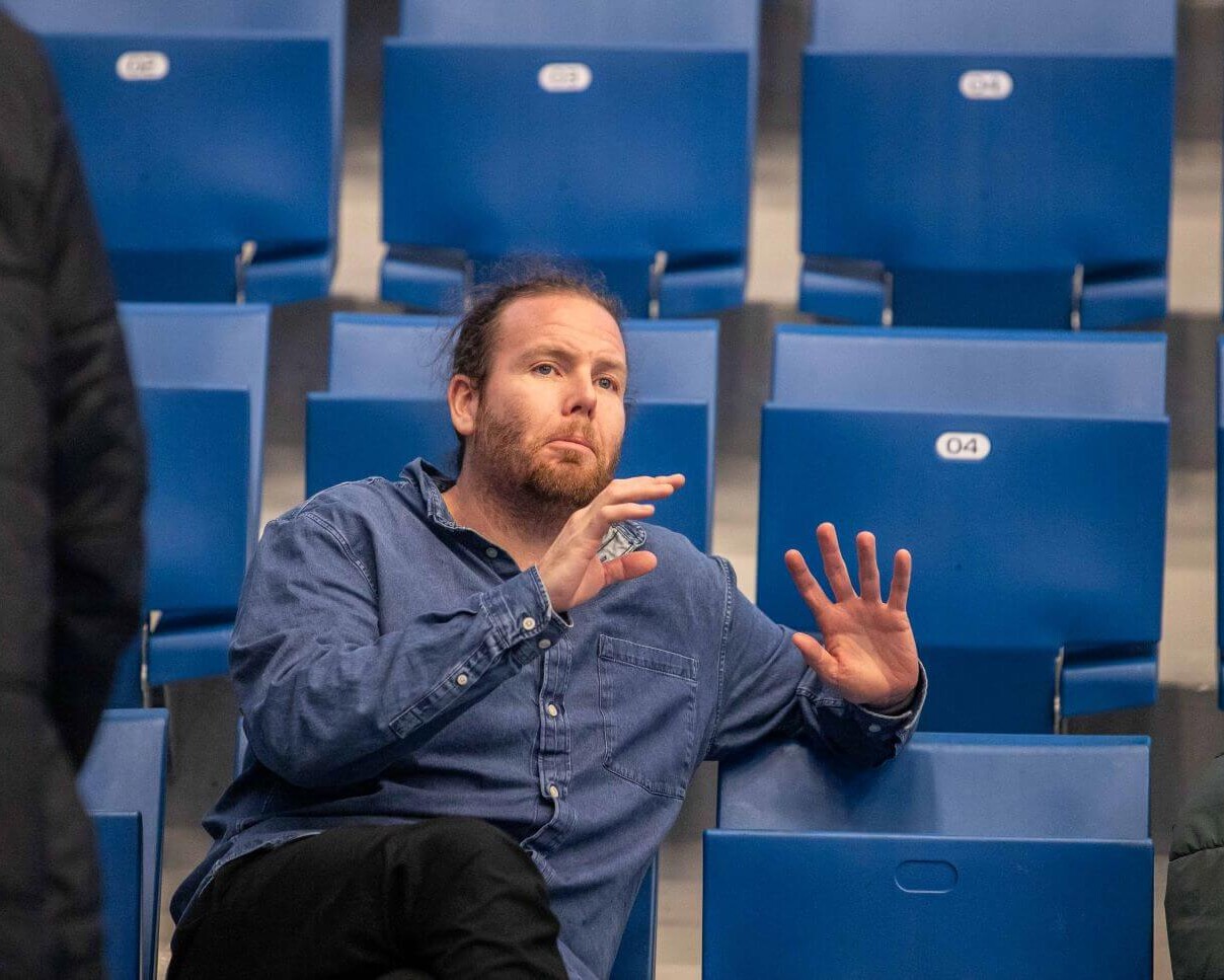 Marc Uhd har overtaget trænergerningen i Ribe-Esbjerg HH fra årsskiftet. Foto: Johnny Tauman.
