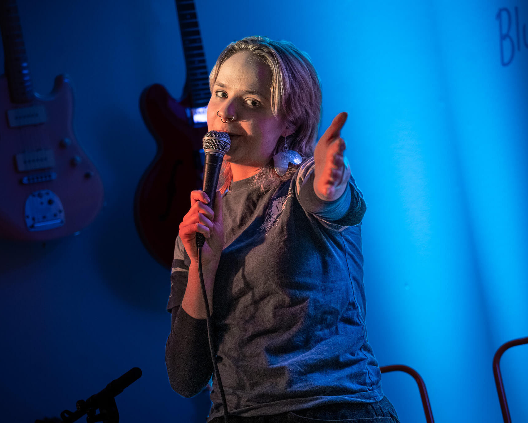 Supramalmogia med Klara Malmø i front på Bluesette fredag aften. Foto: Fjodor Pedersen.