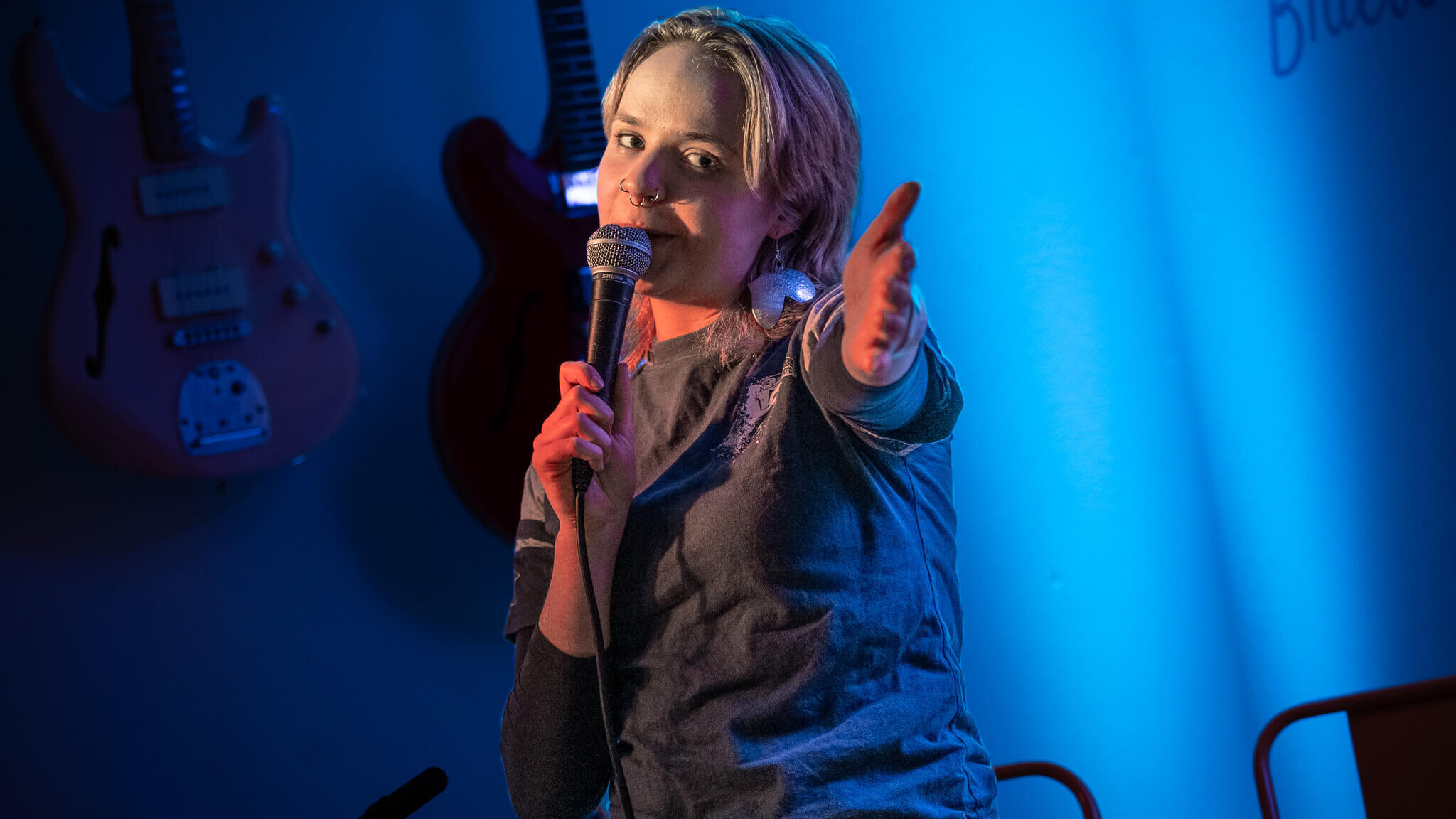 Supramalmogia med Klara Malmø i front på Bluesette fredag aften. Foto: Fjodor Pedersen.