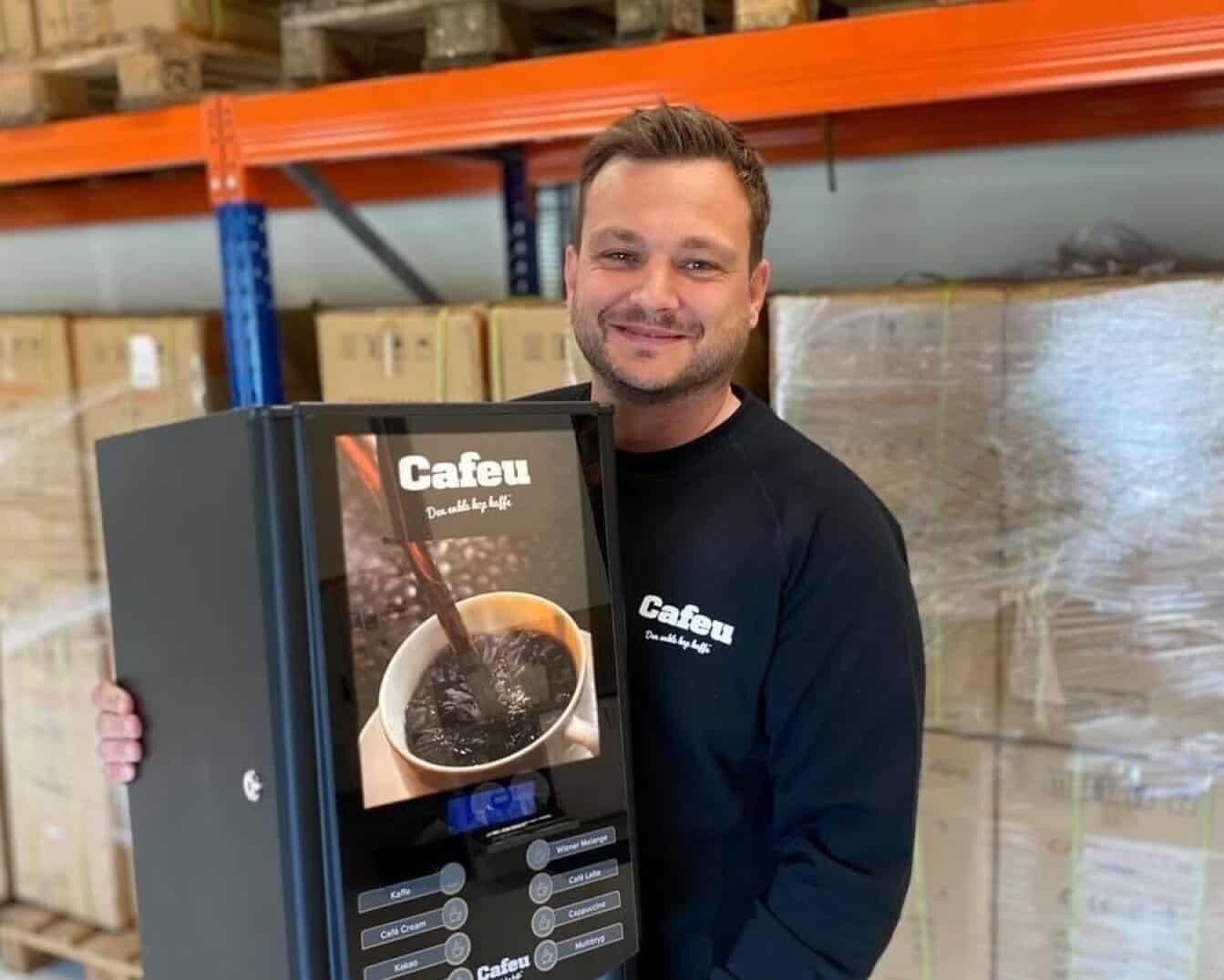 Steffan N. Tobiesen, direktør og grundlægger af Cafeu. Pressefoto.