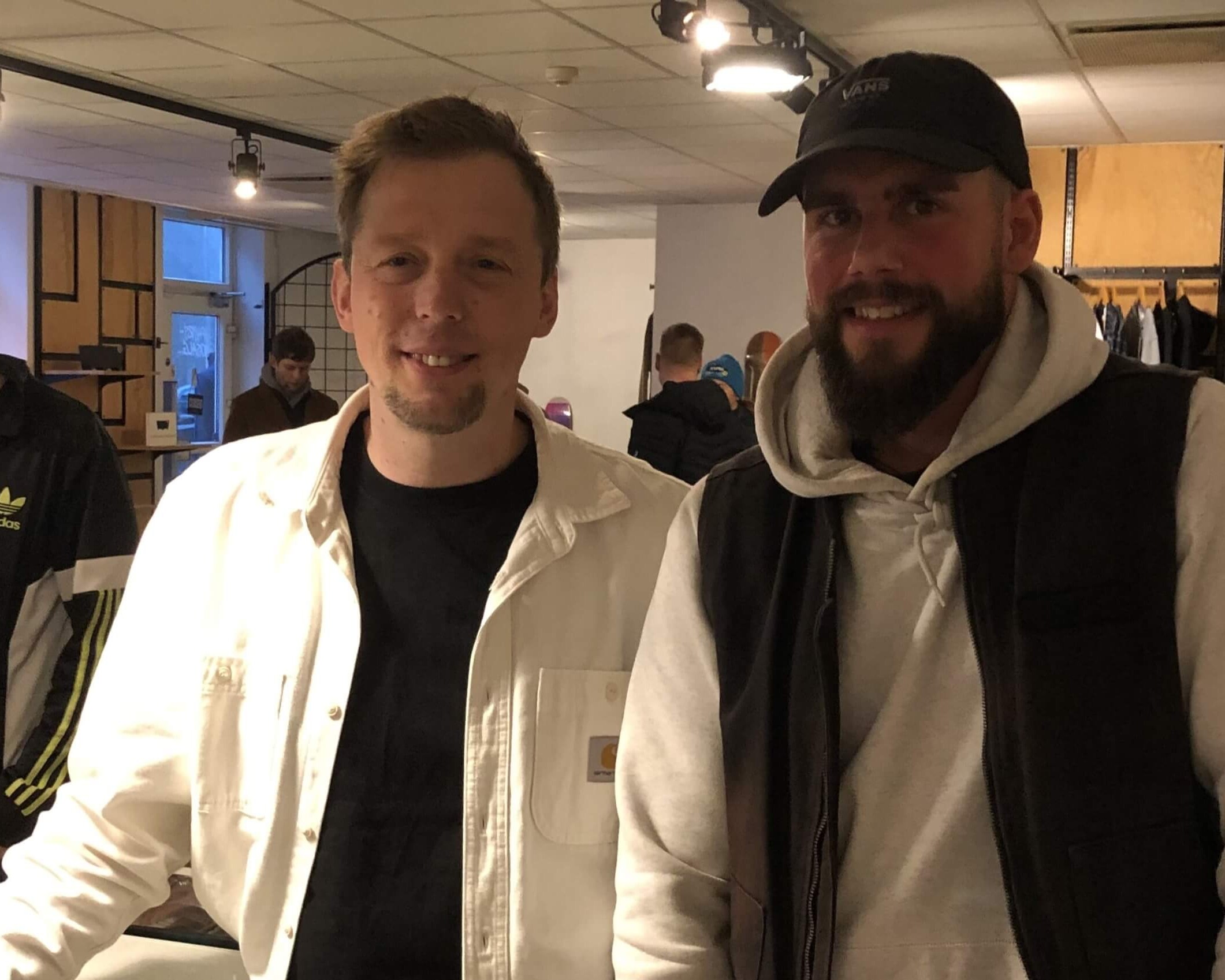 Ejer Robert Hansen (tv) og daglig leder Mathias Karlskov. Privatfoto.