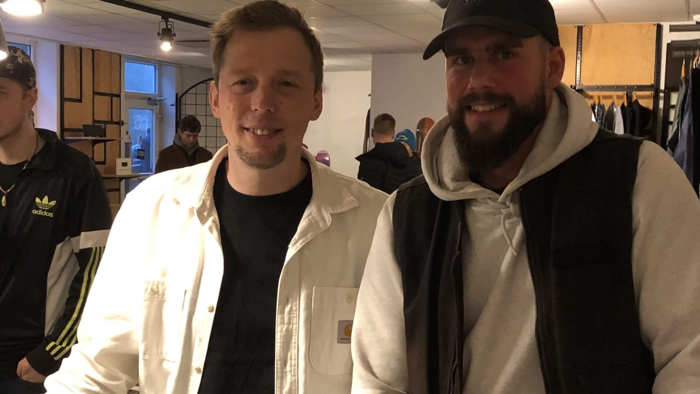 Ejer Robert Hansen (tv) og daglig leder Mathias Karlskov. Privatfoto.