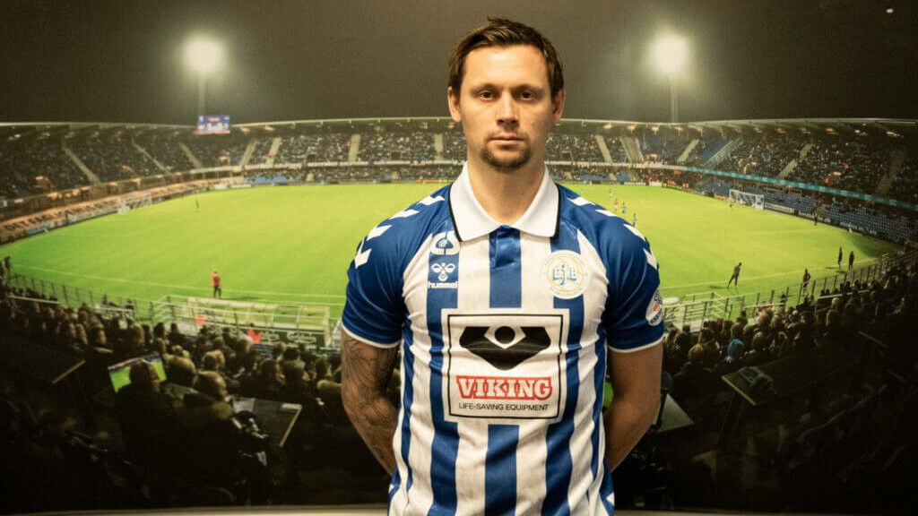 Jakob Ankersen tager endnu en tørn i blåt og hvidt. Foto: EfB.