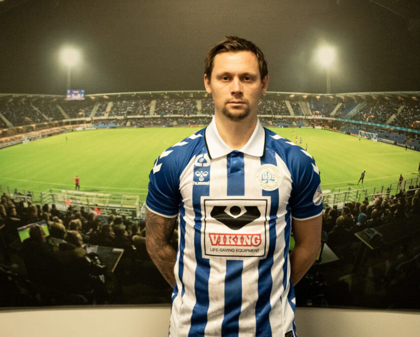 Jakob Ankersen tager endnu en tørn i blåt og hvidt. Foto: EfB.