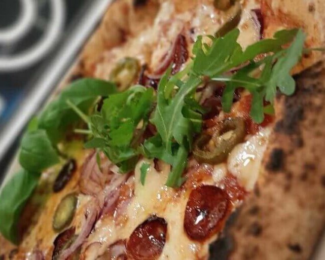 Her ses en classic neapolitan fra Piola. Pressefoto.