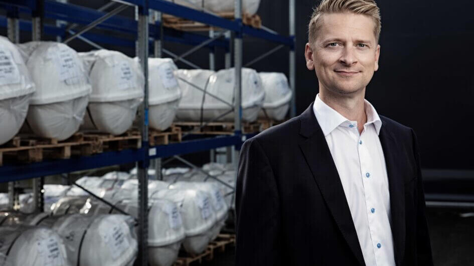 Henrik Helsinghof, CEO, Viking Life-Saving Equipment A/S. Pressefoto.