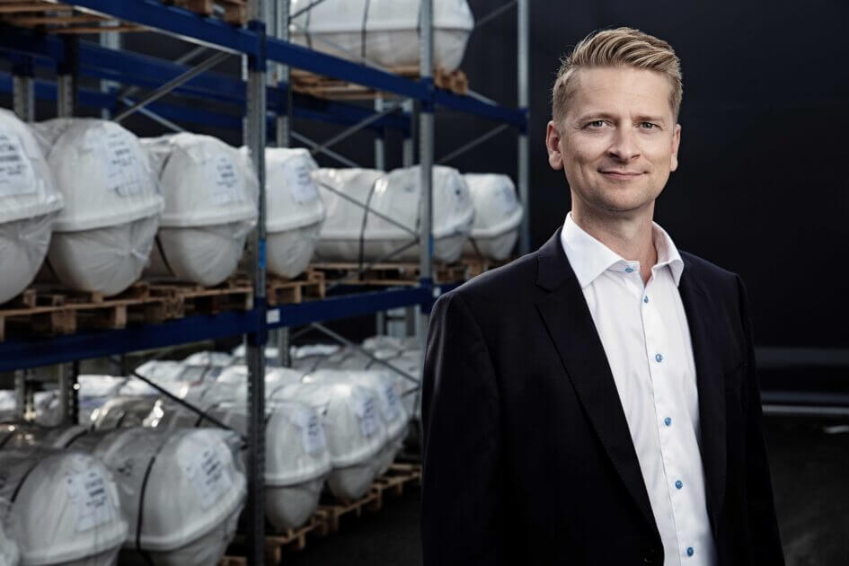 Henrik Helsinghof, CEO, Viking Life-Saving Equipment A/S. Pressefoto.